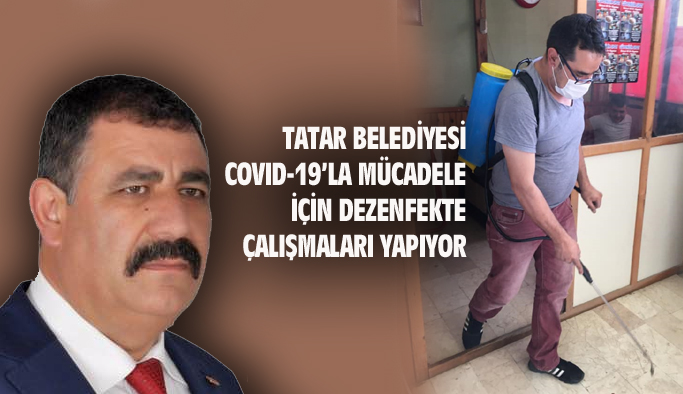 Tatar Belediyesi, covid-19'la mücadeleye destek veriyor