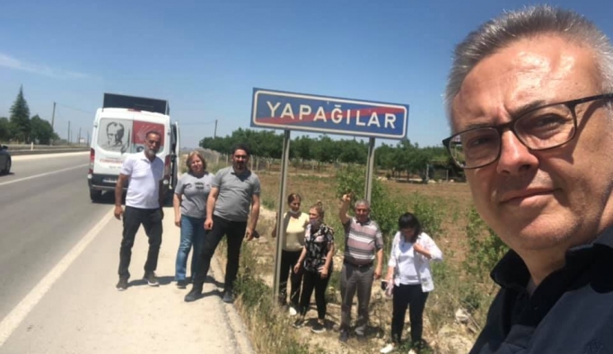 CHP Uşak İl Örgütleri, köy ve belde ziyaretlerini sürdürüyor