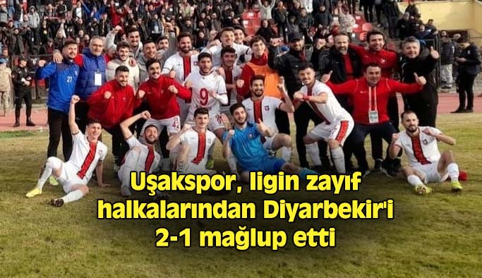 Uşakspor, ikinci devreye Diyarbekir'i yenerek başladı